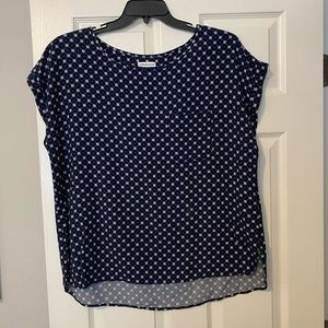 Printed high-low top by Croft and Barrow size XL.